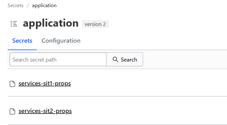 Vault Application screenshot